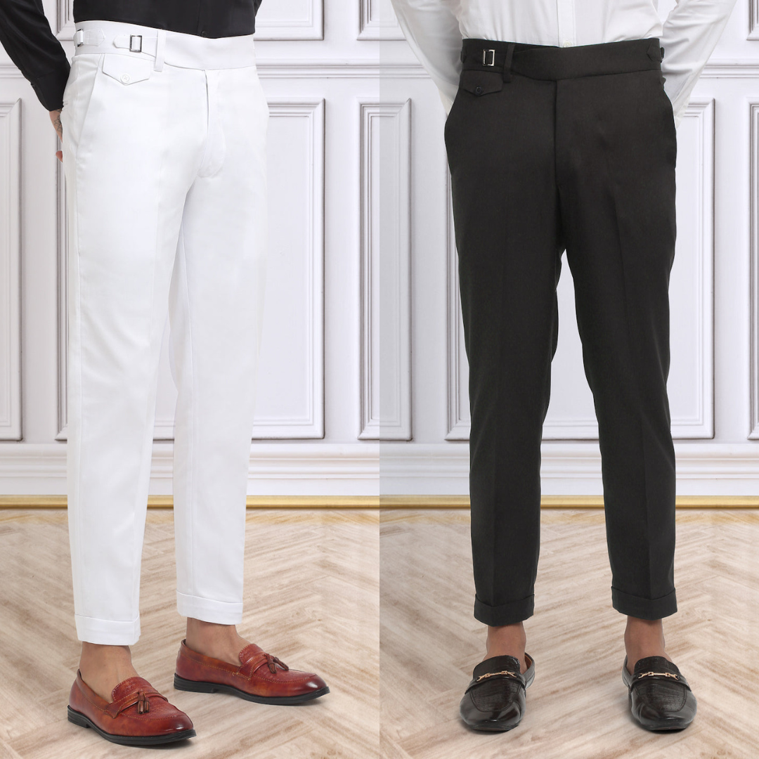 Italian Style Formal Gurkha Pant ( Pack of 2 )