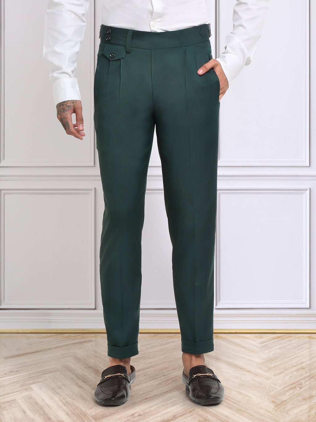 Italian Style Formal Gurkha Pant ( Pack of 2 )