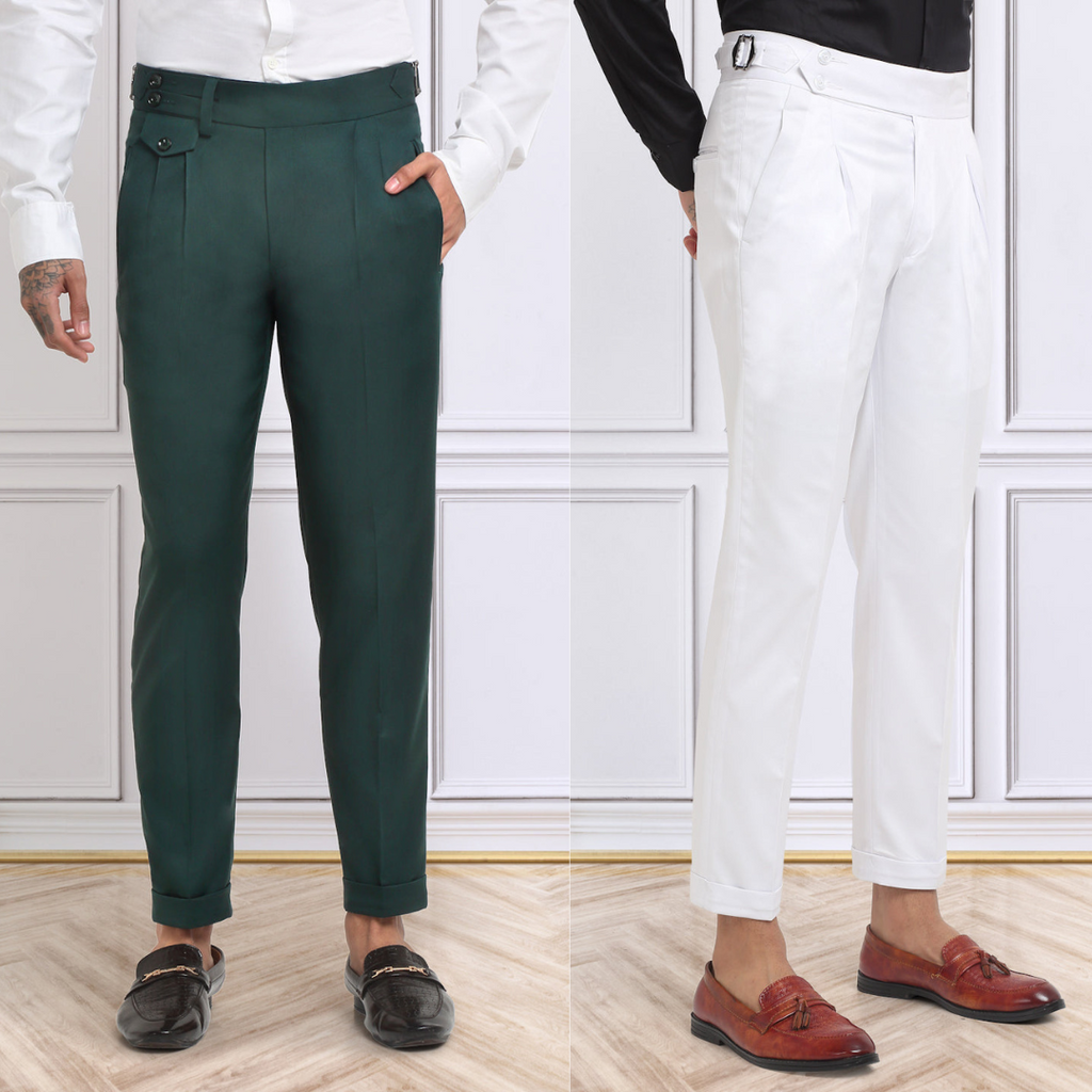Italian Style Formal Gurkha Pant ( Pack of 2 )