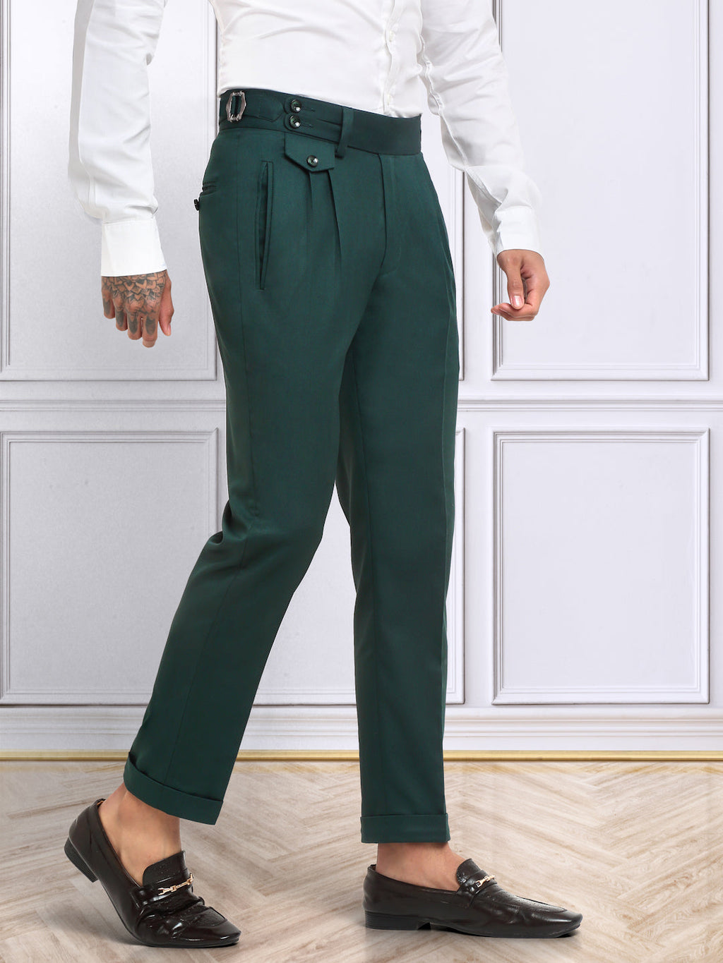Italian Style Formal Gurkha Pant ( Pack of 2 )